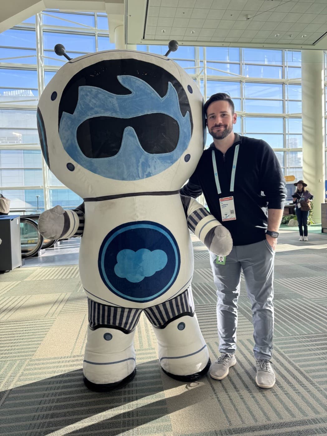 Anthony Agnone at a tech conference